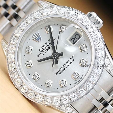 rolex datejust white gold|rolex 31mm datejust diamond bezel.